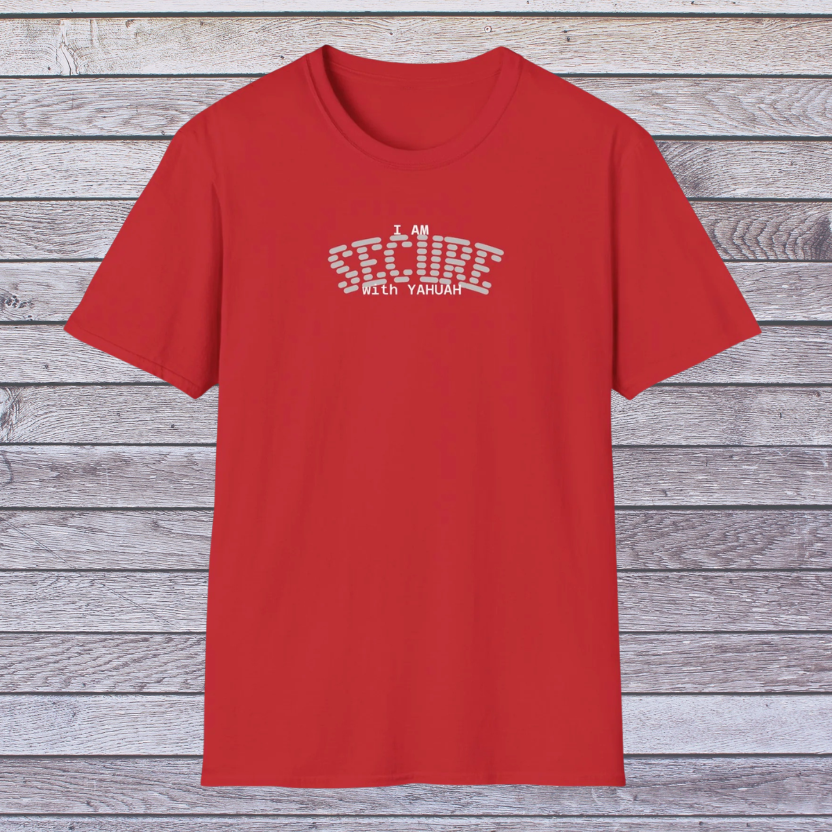 Secure in Christ |Adult Unisex Soft Style Christian T-Shirt