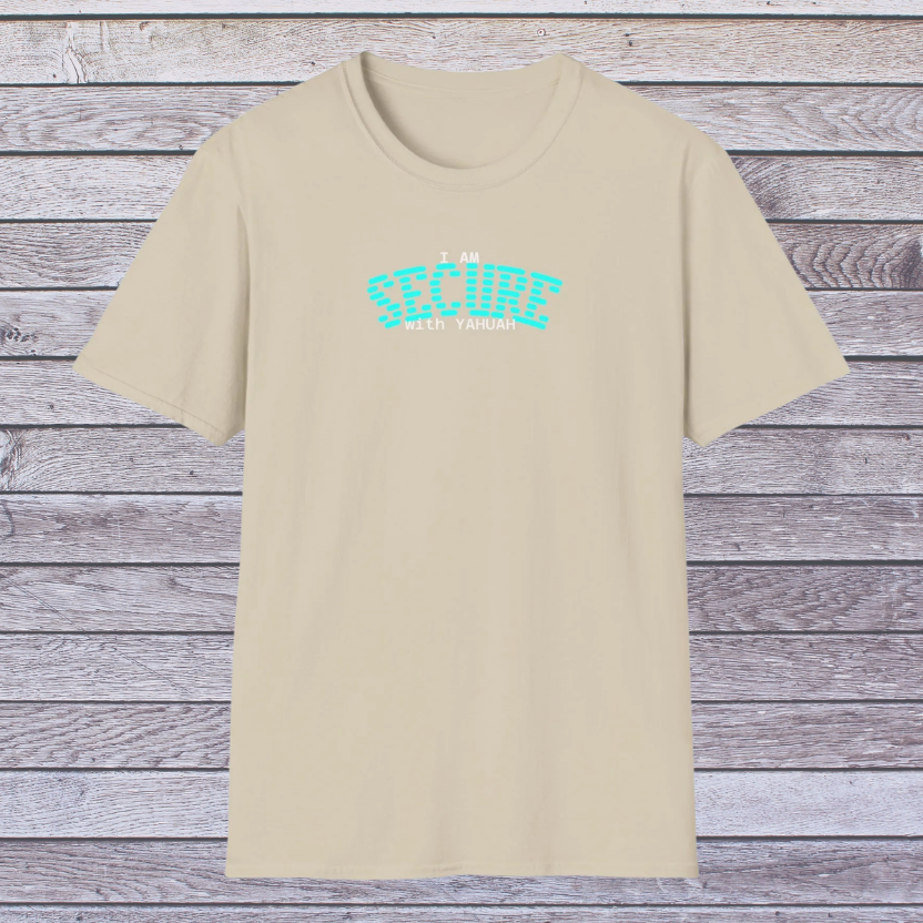 Secure in Christ |Adult Unisex Soft Style Christian T-Shirt
