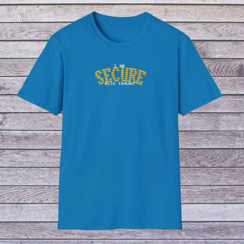 Secure in Christ |Adult Unisex Soft Style Christian T-Shirt