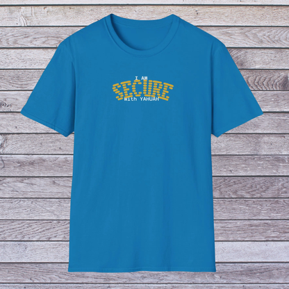 Secure in Christ |Adult Unisex Soft Style Christian T-Shirt