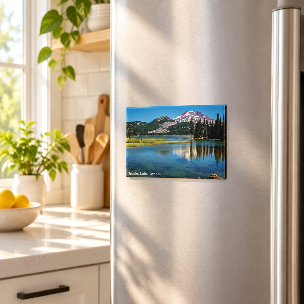 Sparks Lake | Rectangle magnet | Oregon Souvenir